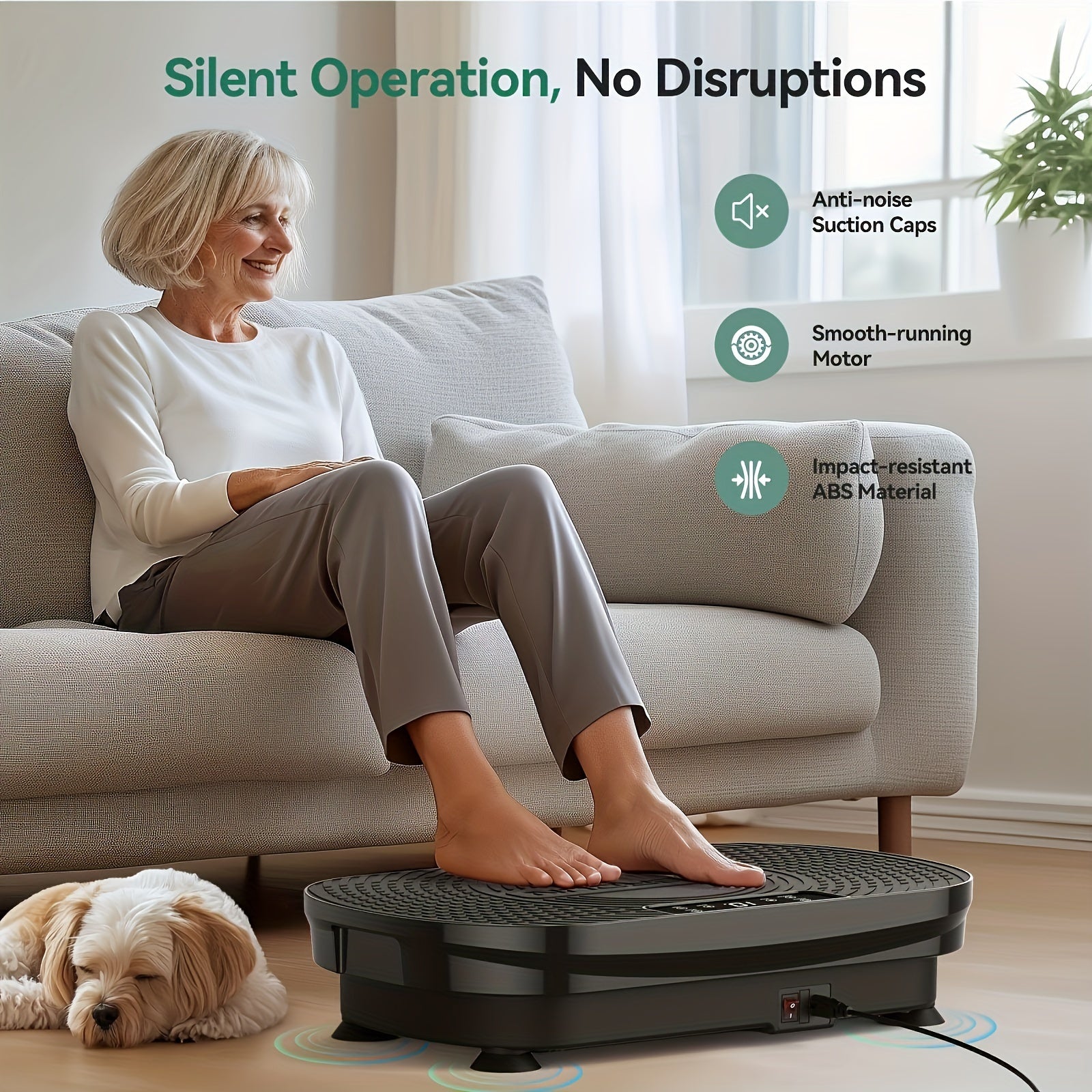 Vibration Plate Exercise Machine – Whole Body Toning & Lymphatic Support