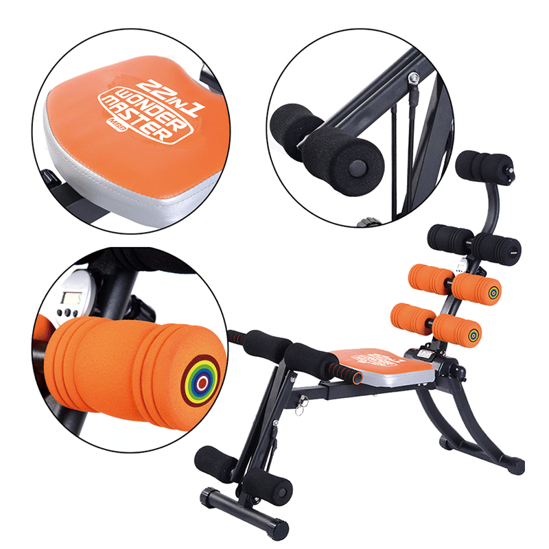 Ab Machine for Home Gym – Core Strength & Sit-Up Workout Equipment