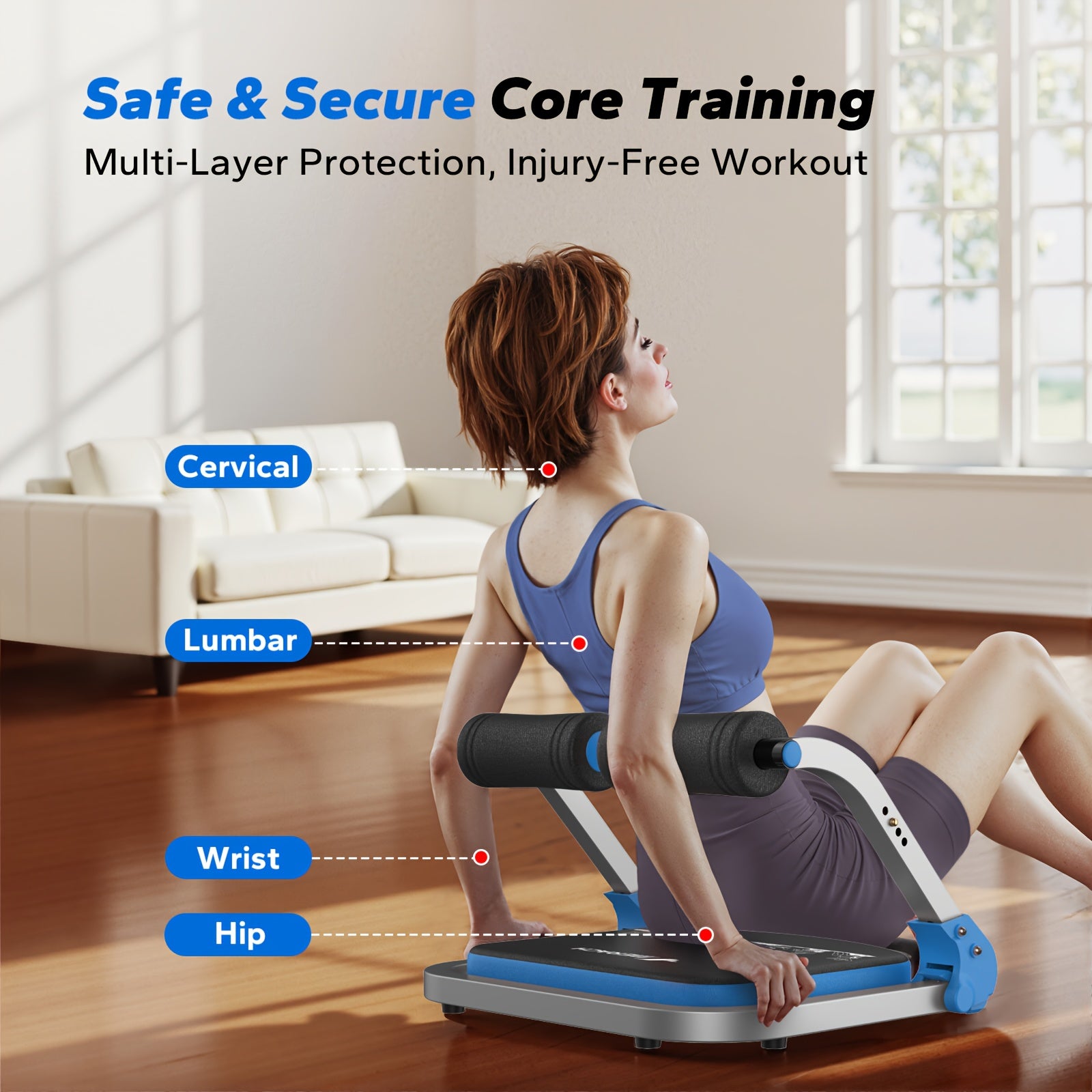 MERACH Multifunctional Abdominal Trainer for Core & Waist Slimming
