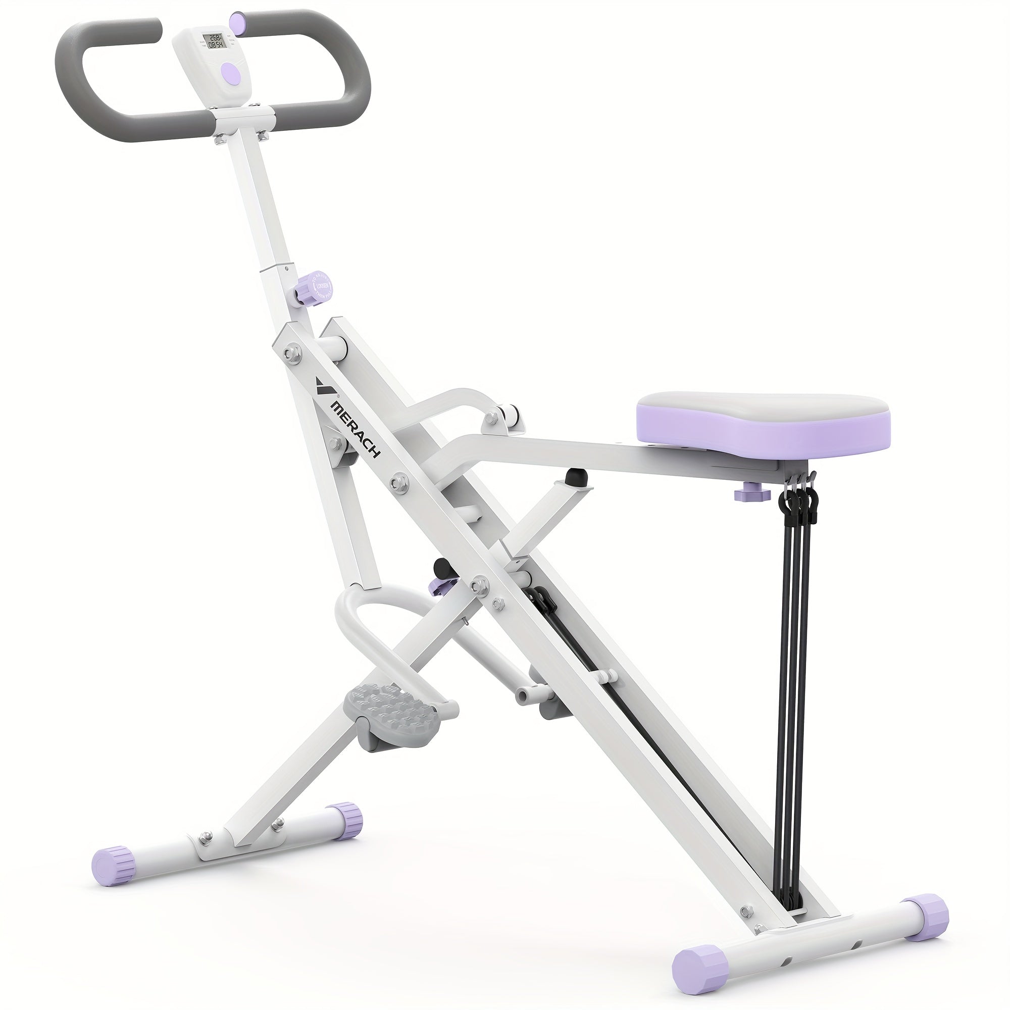 MERACH 2-in-1 Squat & Rowing Machine | Foldable Full Body Home Workout