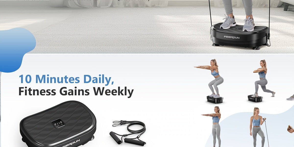 3D Vibration Plate Exercise Machine for Whole Body Workout | Home Gym