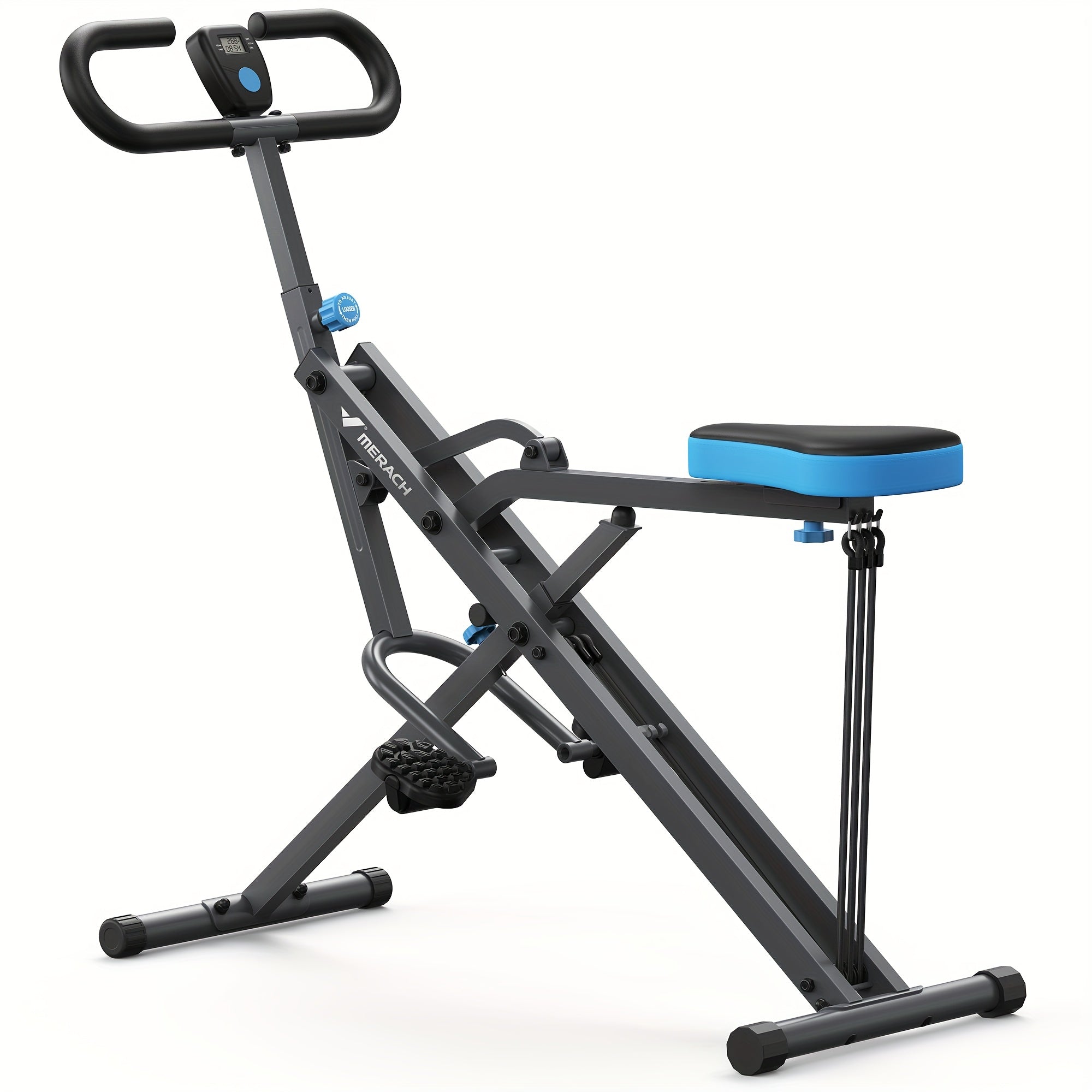 MERACH 2-in-1 Squat & Rowing Machine | Foldable Full Body Home Workout
