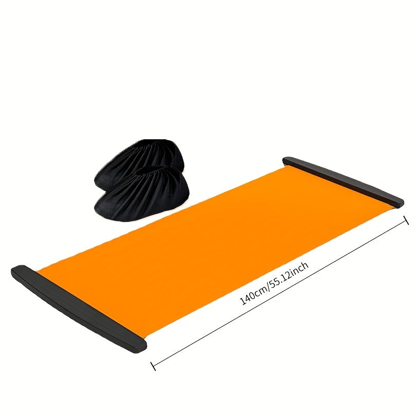 Extended Indoor Ski Training Mat – Glide Board for Balance & Leg Workouts