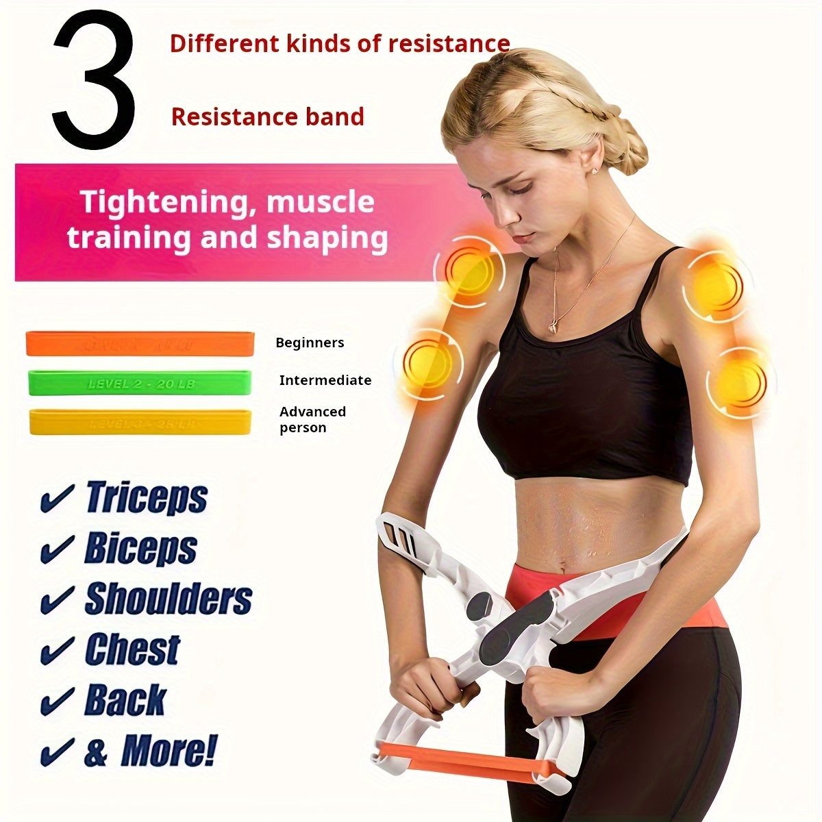 Durable ABS Arm Exercise Machine for Weight Loss & Muscle Gain