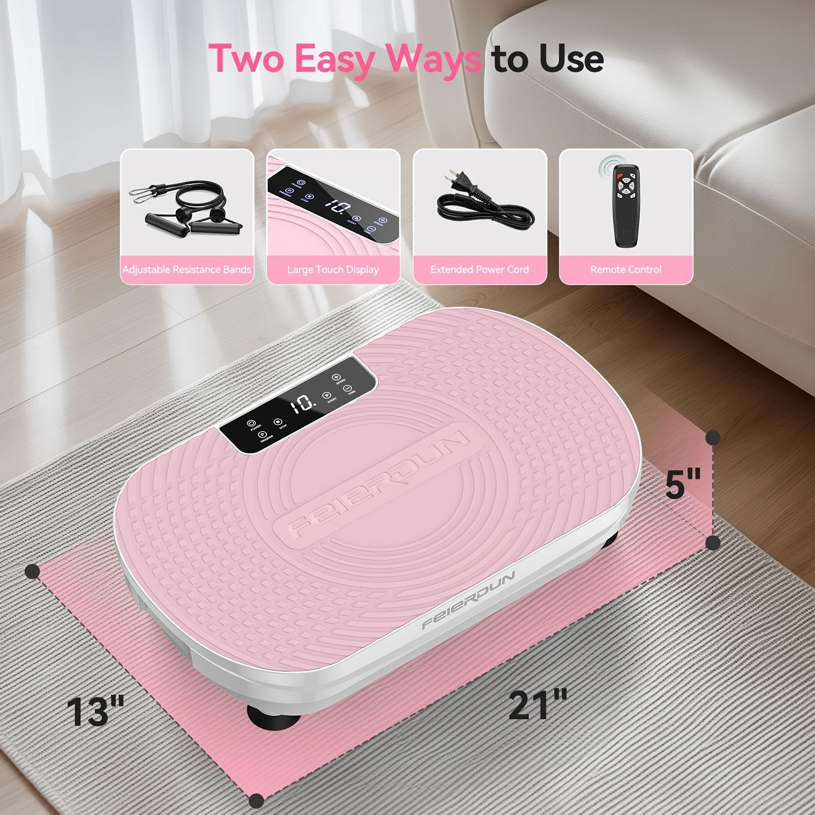 3D Vibration Plate Exercise Machine for Whole Body Workout | Home Gym