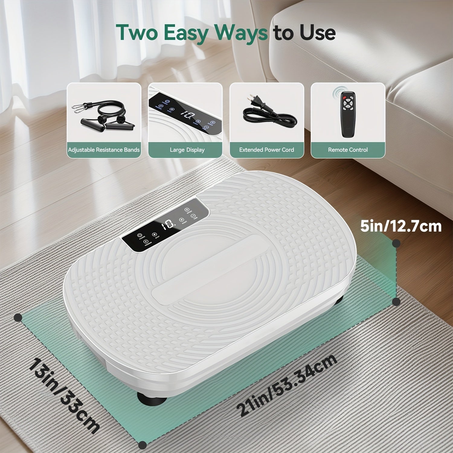 Vibration Plate Exercise Machine – Whole Body Toning & Lymphatic Support