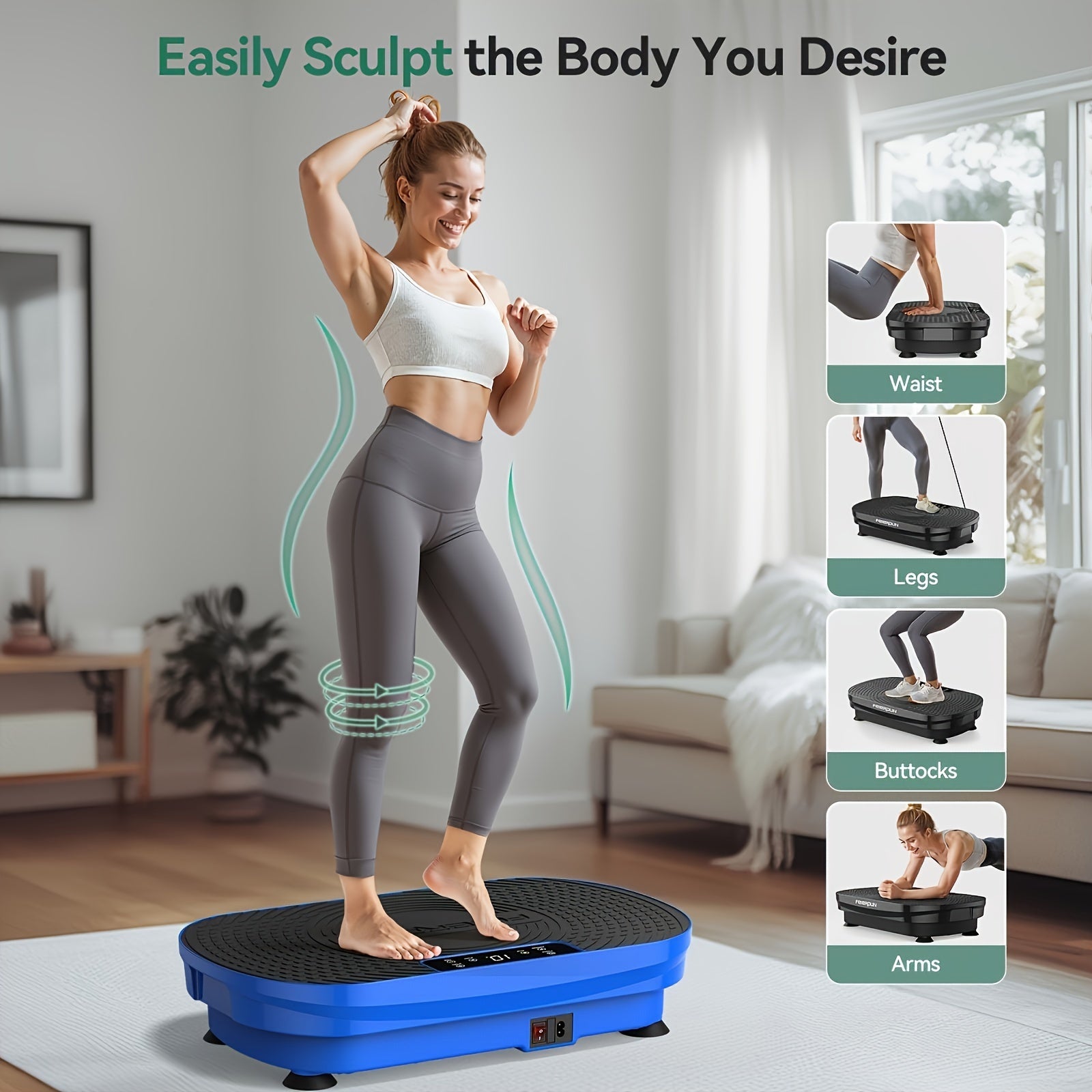 Vibration Plate Exercise Machine – Whole Body Toning & Lymphatic Support