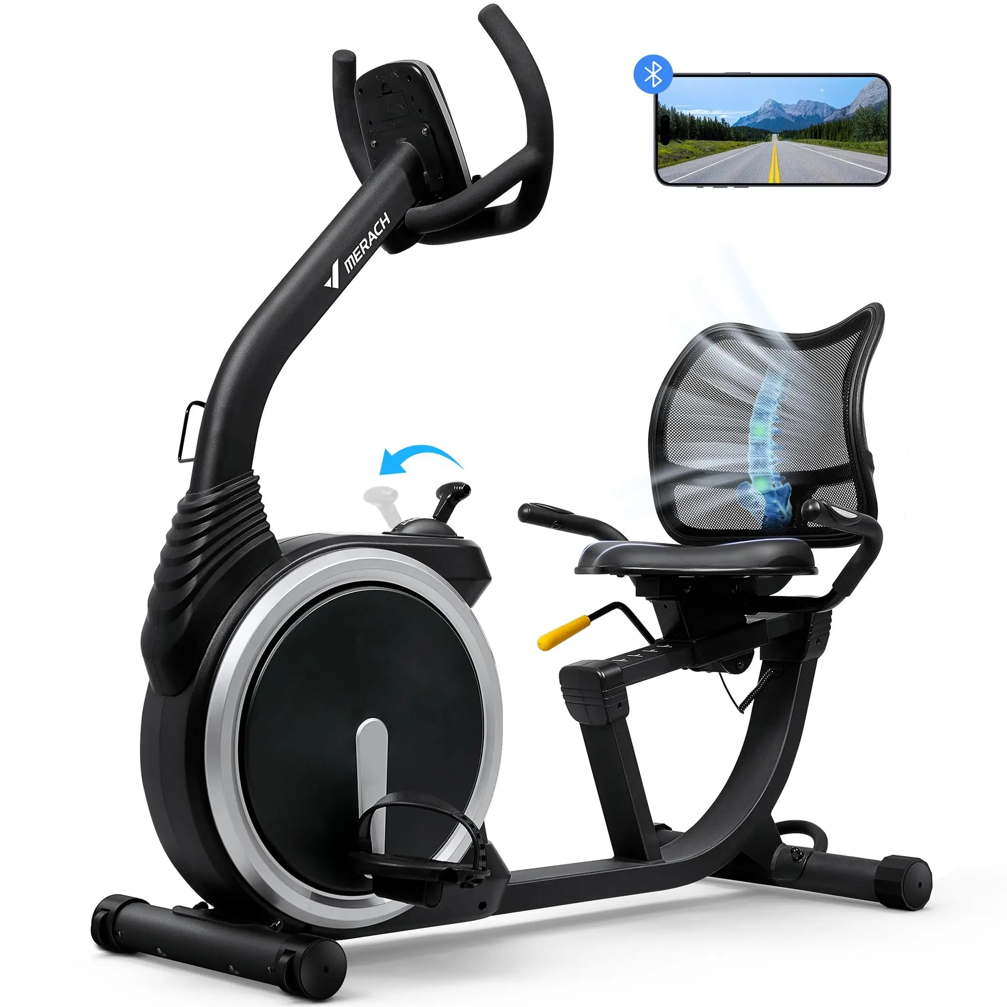 MERACH Recumbent Exercise Bike – High-End Home & Light Commercial Use