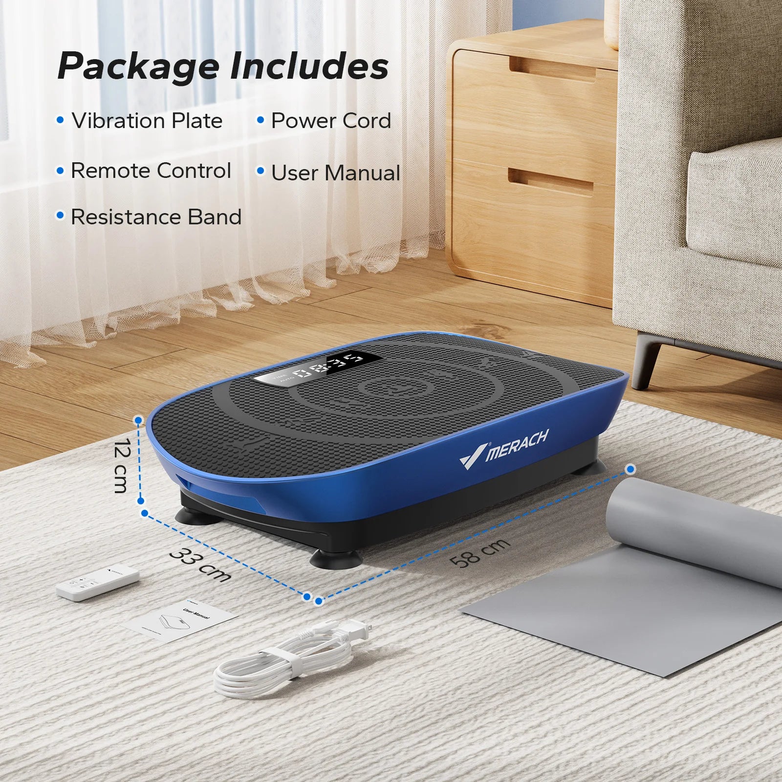 MERACH Vibration Plate Exercise Machine