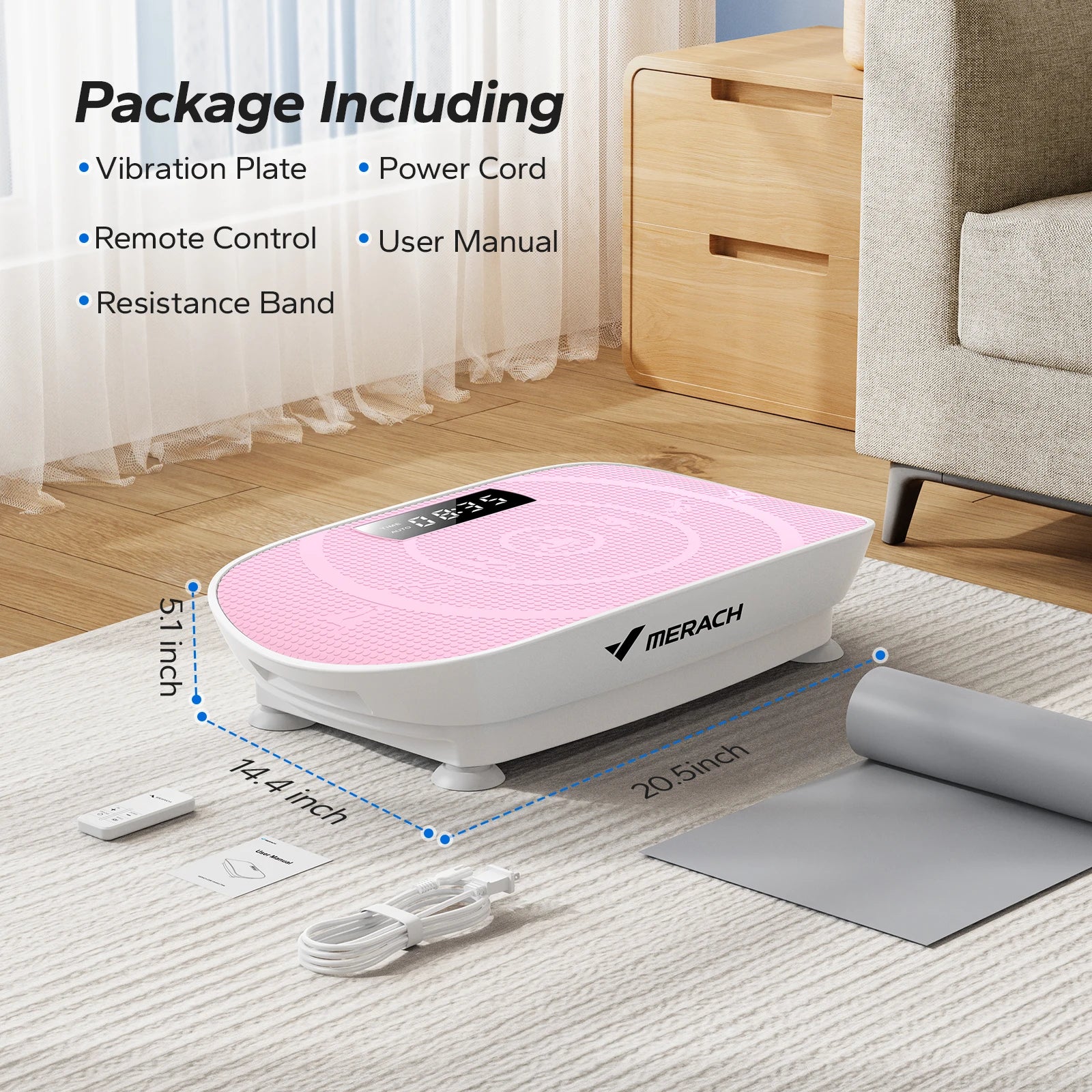 MERACH Vibration Plate Exercise Machine