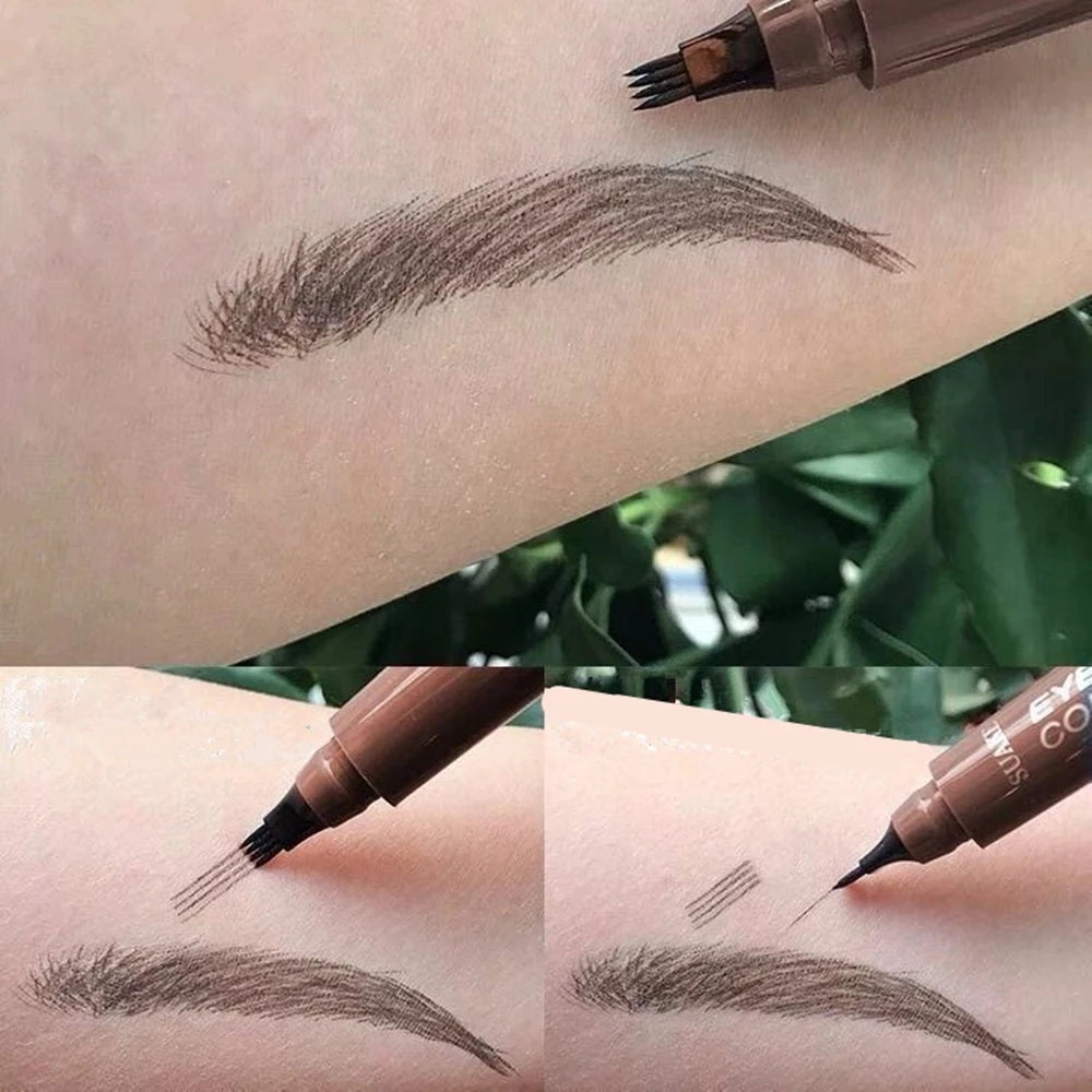 4D Microblading Eyebrow Pen with 4-Fork Tip: