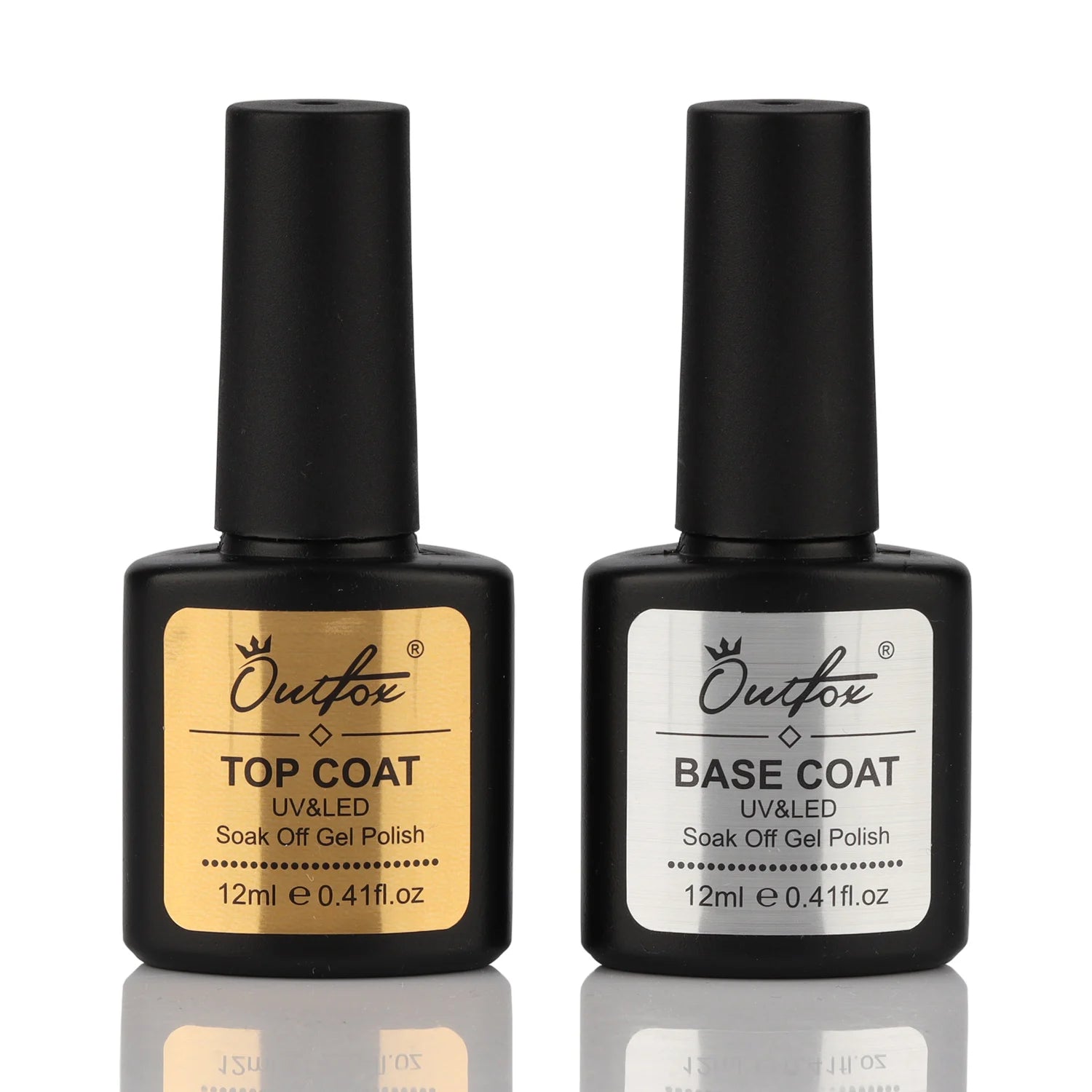 12ml Soak Off UV Gel Top & Base Coat