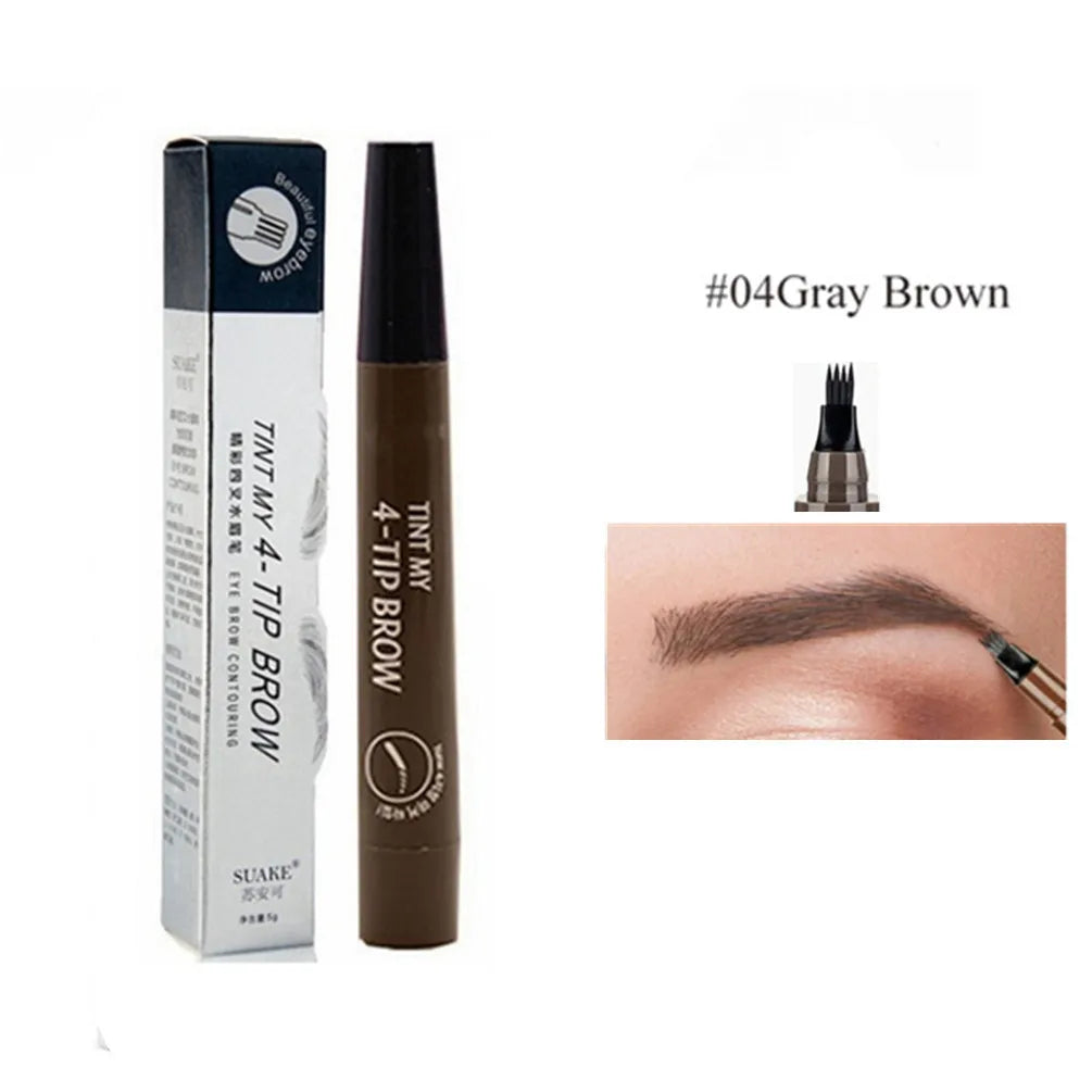 4D Microblading Eyebrow Pen with 4-Fork Tip: