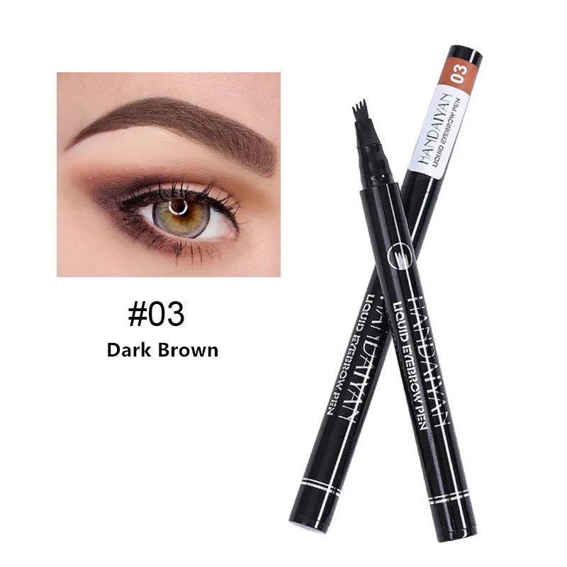 4D Microblading Eyebrow Pen with 4-Fork Tip: