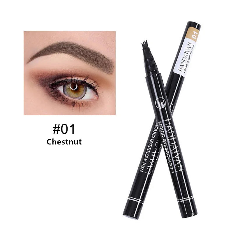 4D Microblading Eyebrow Pen with 4-Fork Tip: