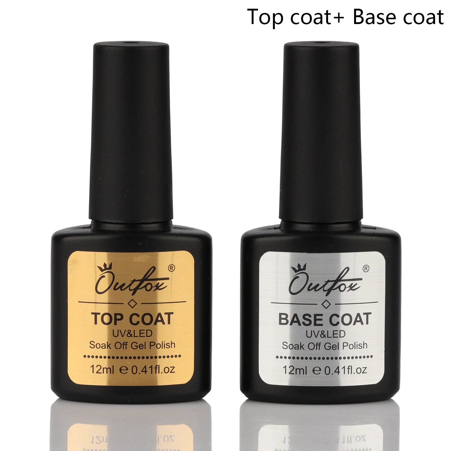 12ml Soak Off UV Gel Top & Base Coat