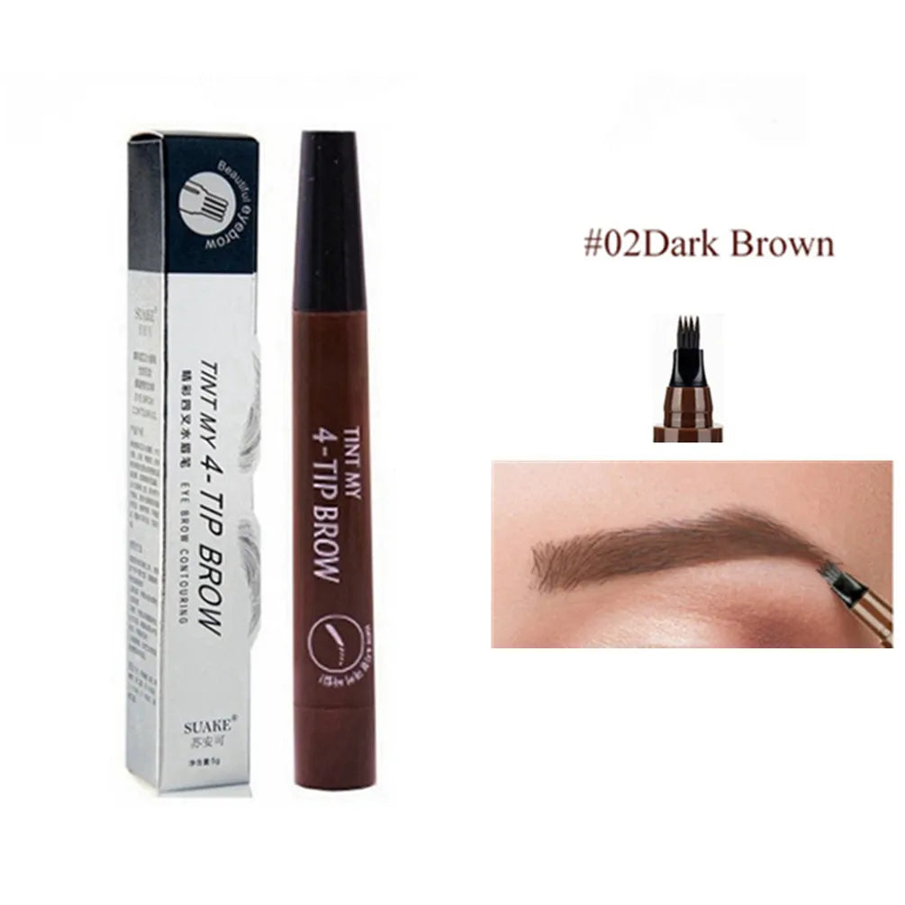 4D Microblading Eyebrow Pen with 4-Fork Tip: