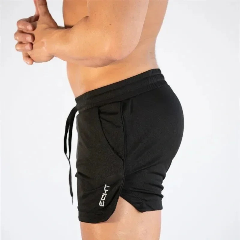 2026 New Men's Gym Training Shorts, Sports and Leisure Fitness Mesh Beach Shorts, Quick Drying Breathable Men's Shorts
