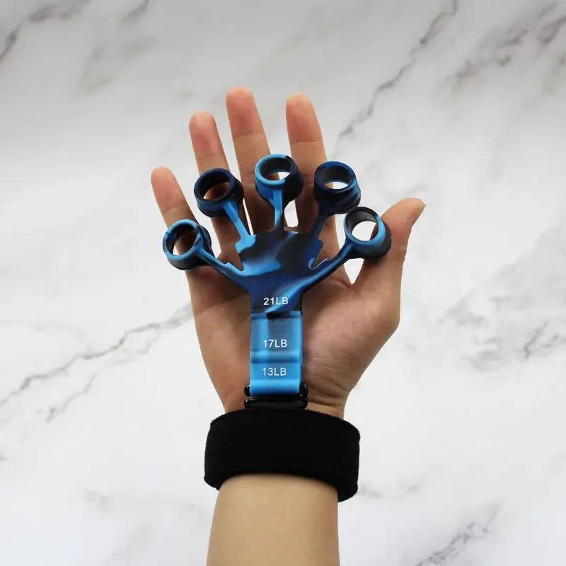 Finger Gripper Hand Strengthener – 6 Level Adjustable Finger Exerciser