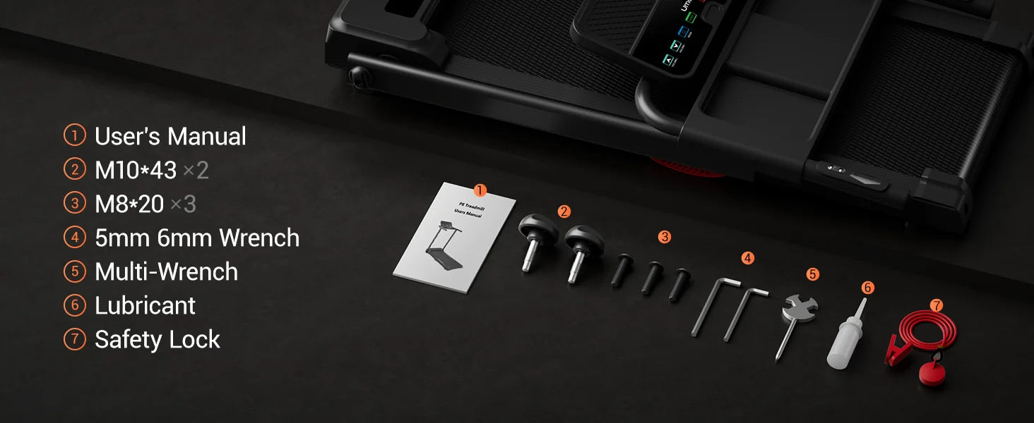 3.0HP Foldable Home Treadmill – Quiet, Durable & Shock Absorbing