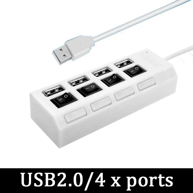 USB 3.0 Power Adapter Multi-Port Hub