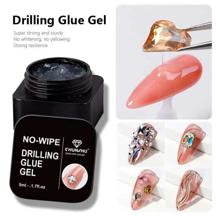 4-in-1 Black & White Nail Painting Gel