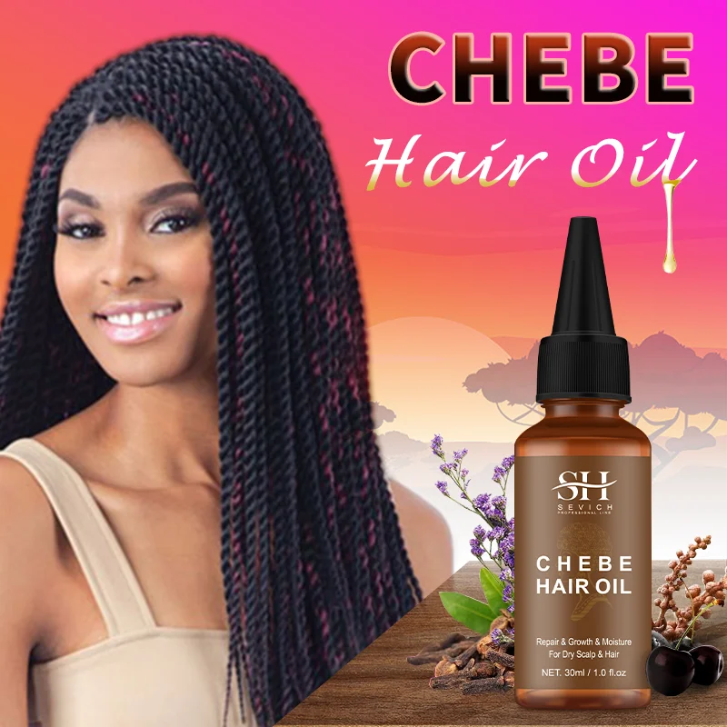African Crazy Chebe Hair Oil for fast hair growth, scalp nourishment, and traction alopecia treatment with natural ingredients.