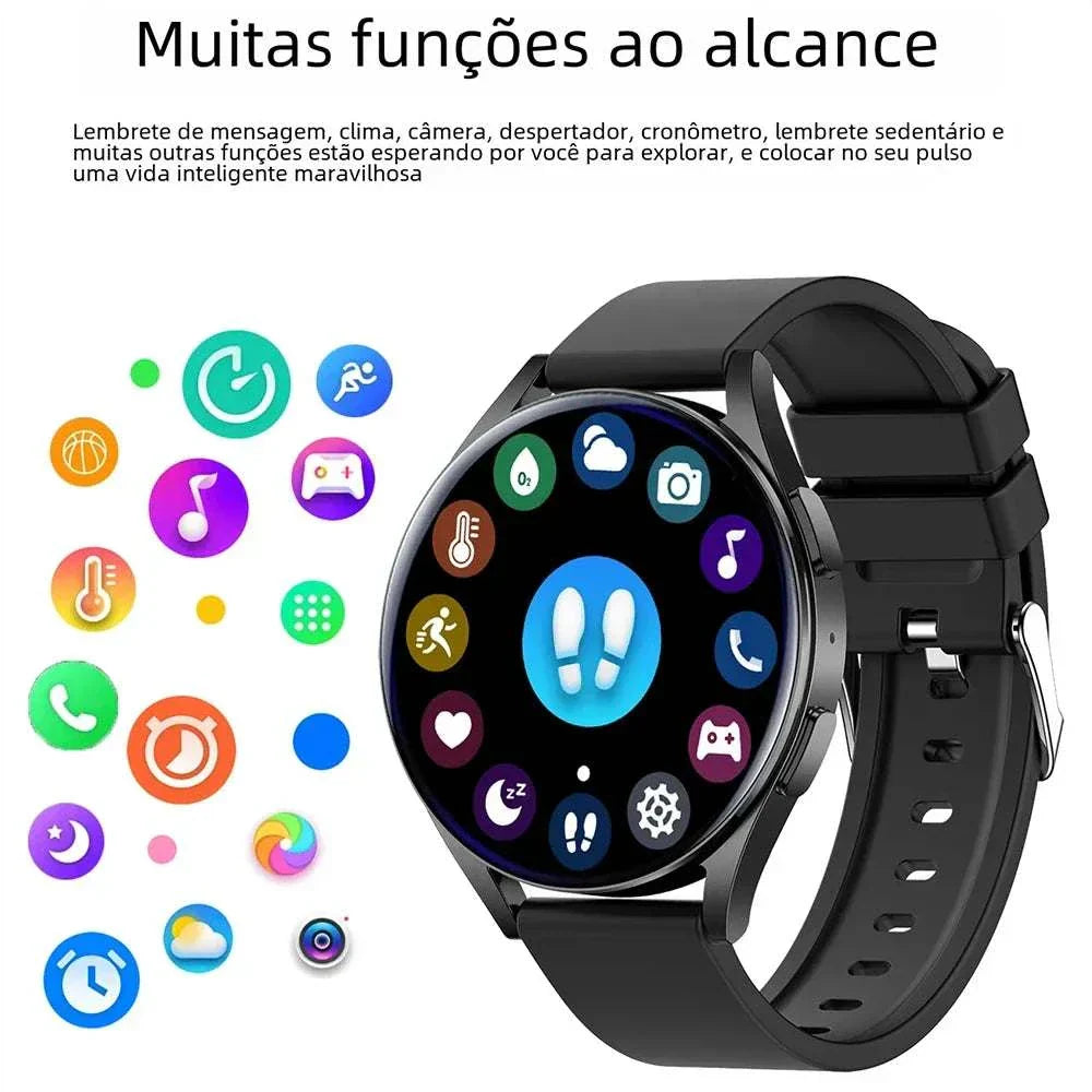 KESHUYOU 2025 New Watch 6 smart watch with full-touch HD display and multiple health and fitness tracking features