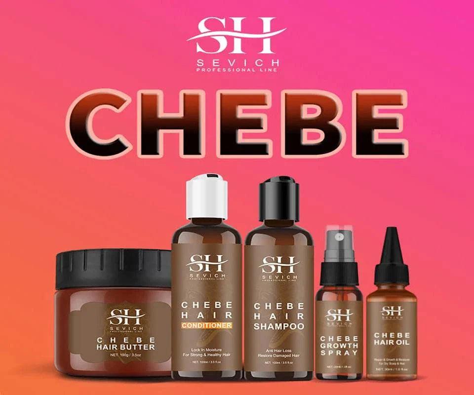 African Crazy Chebe Hair Oil by Sevich for fast hair growth, scalp nourishment, and traction alopecia treatment