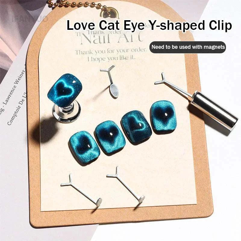 Heart Shaped Cat Eye Magnet