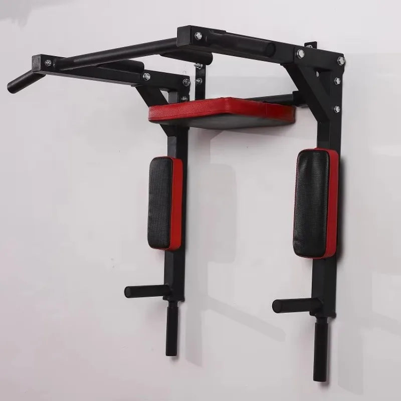 2026 Home Gym Wall Mounted Pull up Bar Chin up Bar Fitness Equipment Pull-up Bar Dip Station Suspension Frame