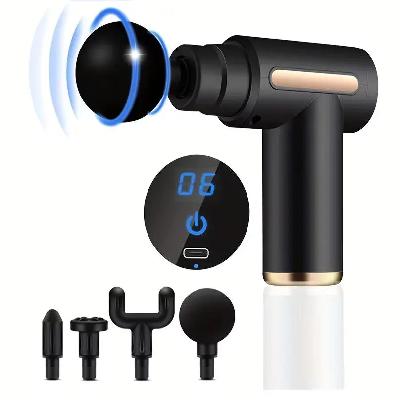 Portable Fascial Massage Gun Electric Percussion Pistol Massage
