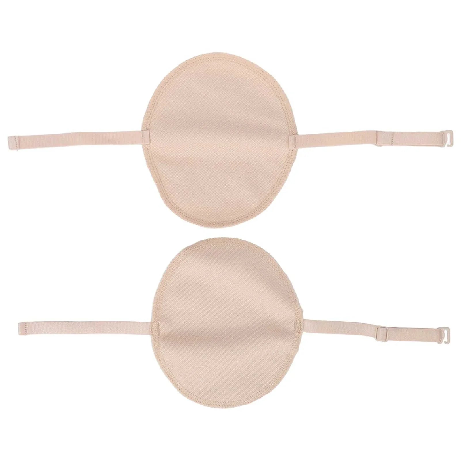 Reusable cotton underarm sweat pads with adjustable straps for discreet, breathable, and comfortable sweat protection.