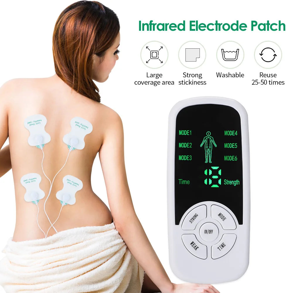 Electric Muscle Stimulator Back Neck Body Massager
