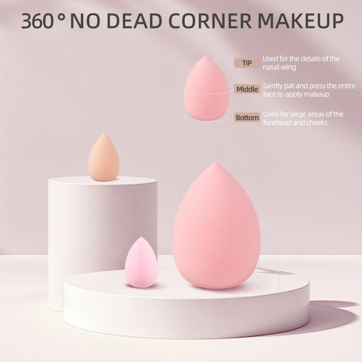 Complete Cosmetic Brush & Sponge Kit