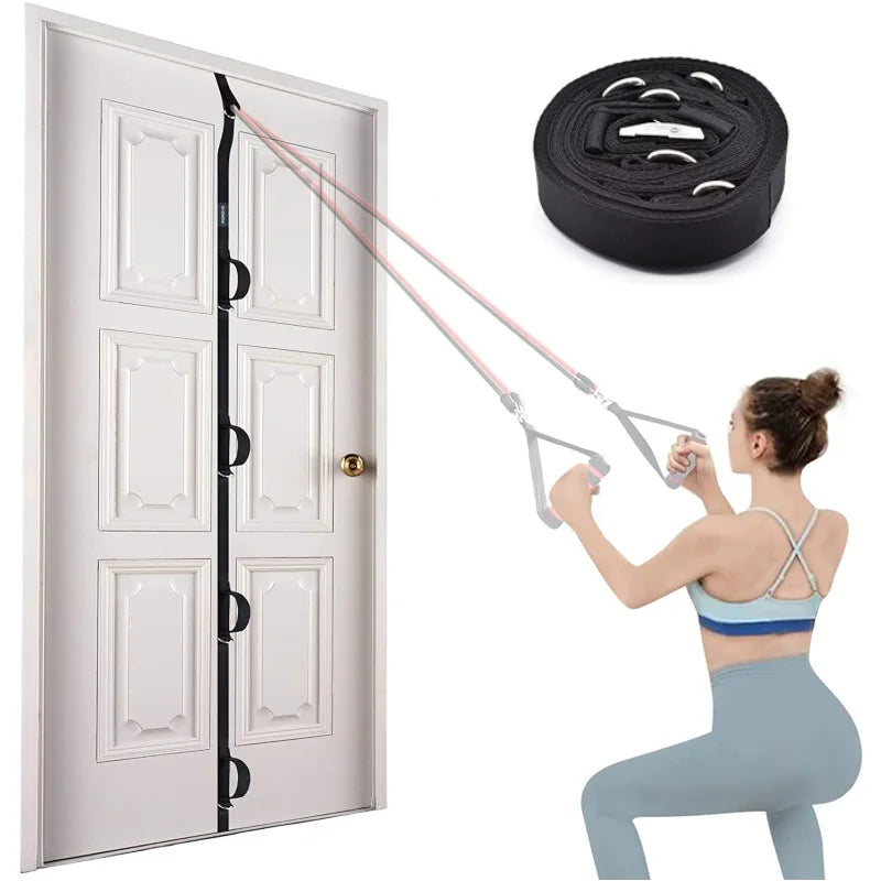 Door Anchor Strap for Resistance Bands – No Punch Home Fitness
