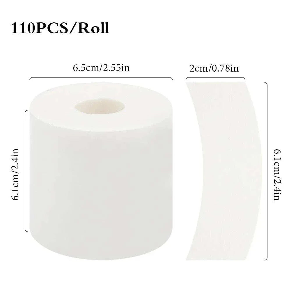 110pcs roll of soft foam eye tapes for eyelash extensions and makeup application