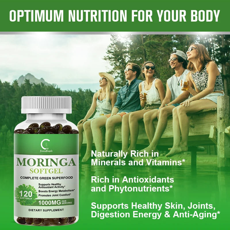 Organic Moringa Leaf Extract 1000mg