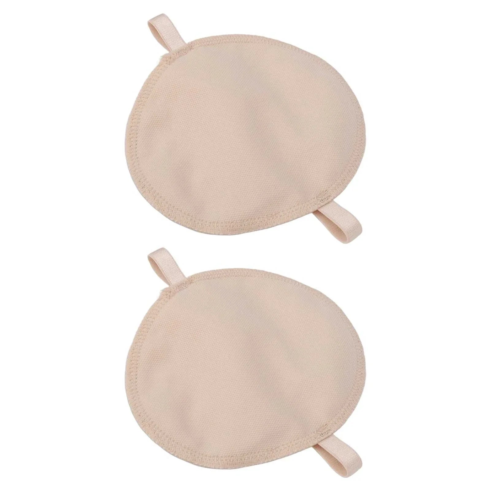 Reusable cotton underarm sweat pads with adjustable straps for breathable, comfortable sweat protection.