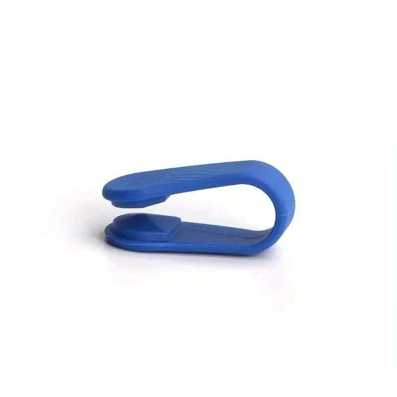 Blue compact Finger Joint Tiger Point Massage Clip for targeted acupressure and improved blood circulation