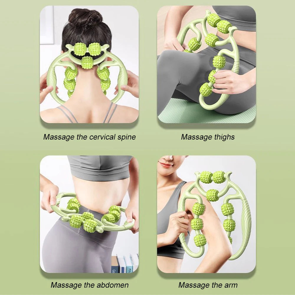 Round Massager Roller for Waist & Abdominal Muscles