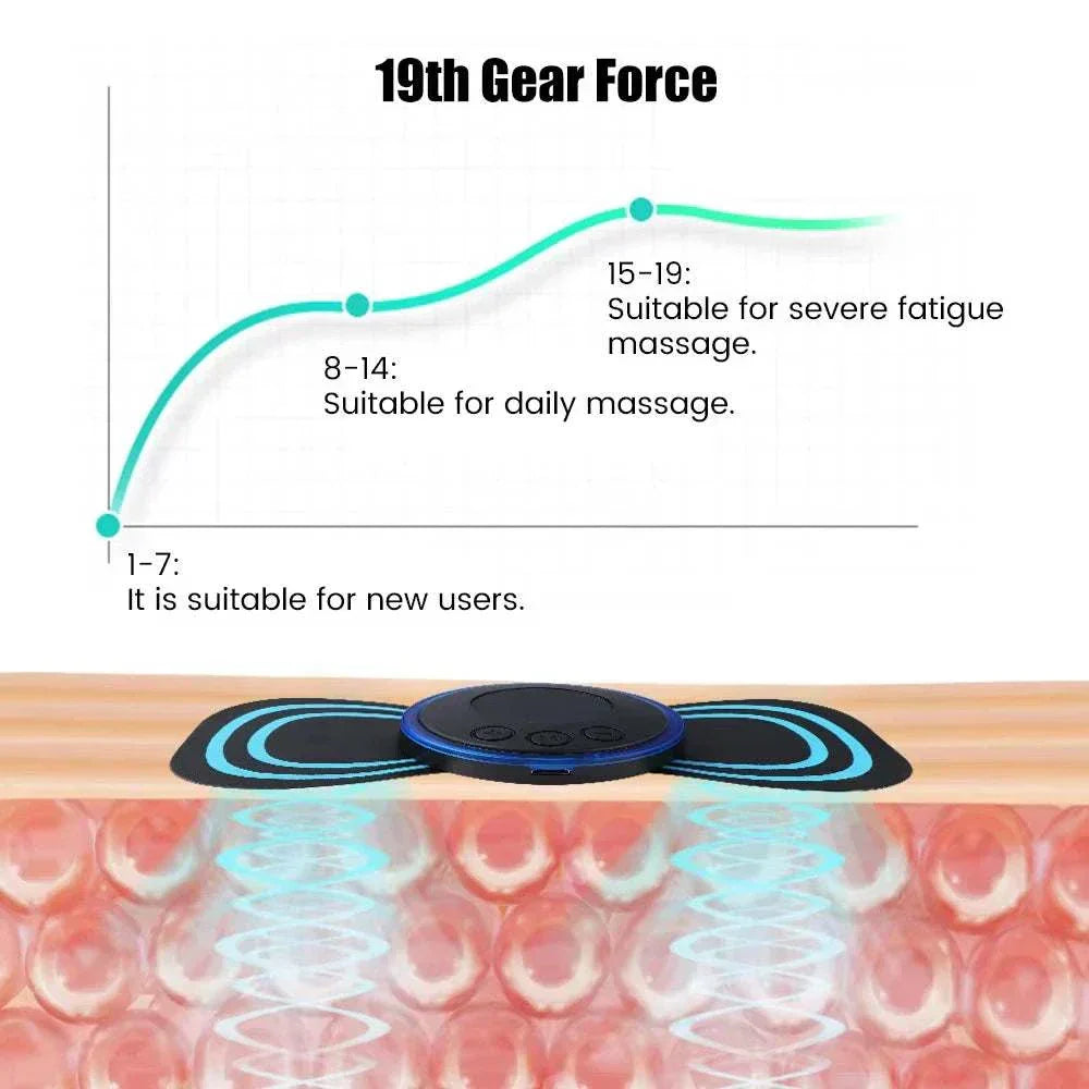 Portable mini neck massager with remote control, multiple modes, and adjustable massage intensity for daily and severe fatigue relief.