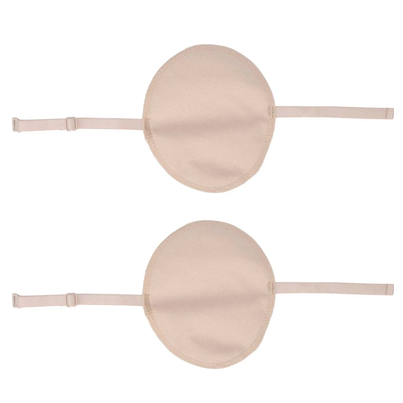 Reusable cotton underarm sweat pads with adjustable straps for discreet and comfortable sweat protection.