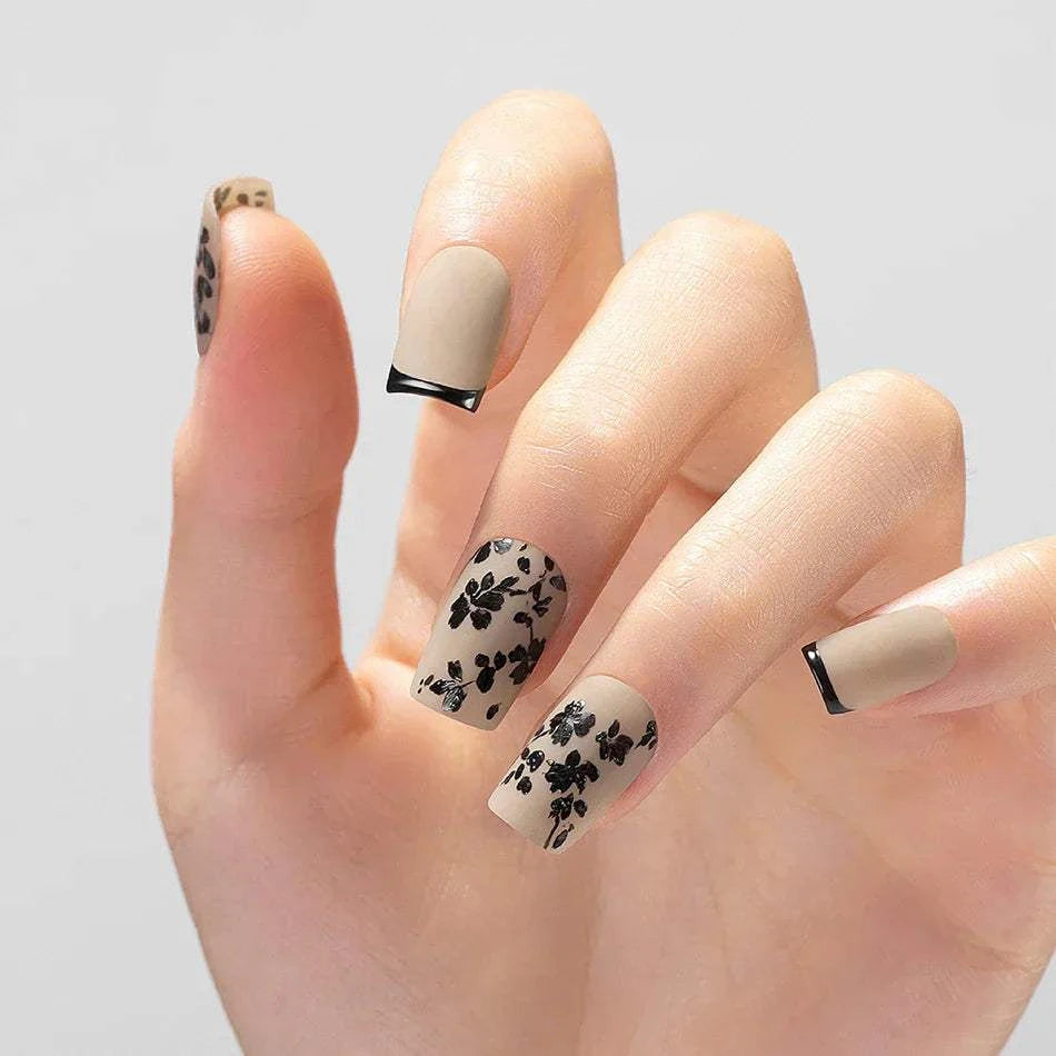 4-in-1 Black & White Nail Painting Gel