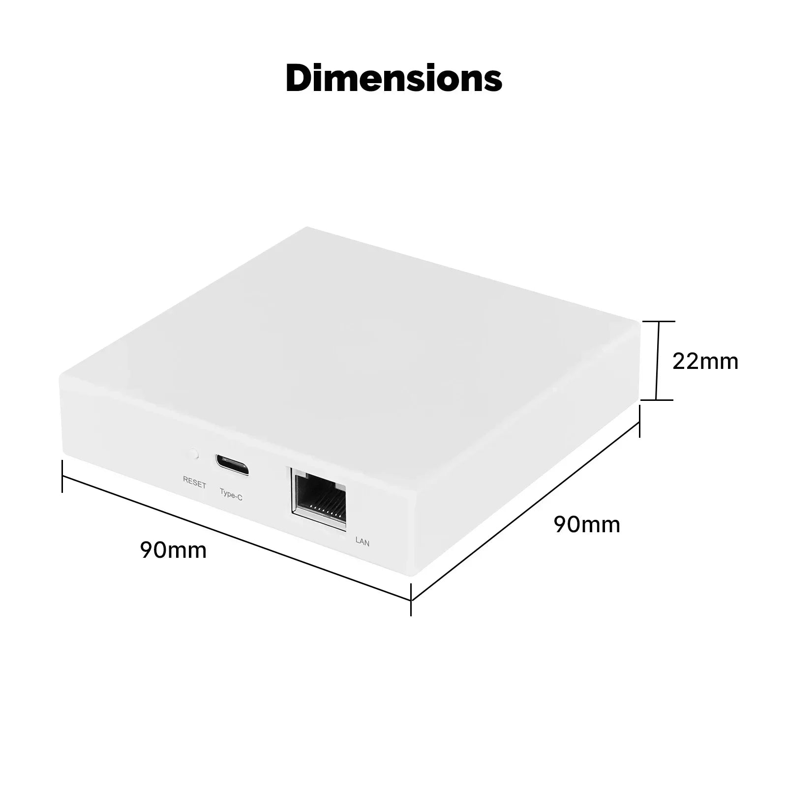 MOES Tuya Zigbee Matter Thread Gateway Smart Home Bridge