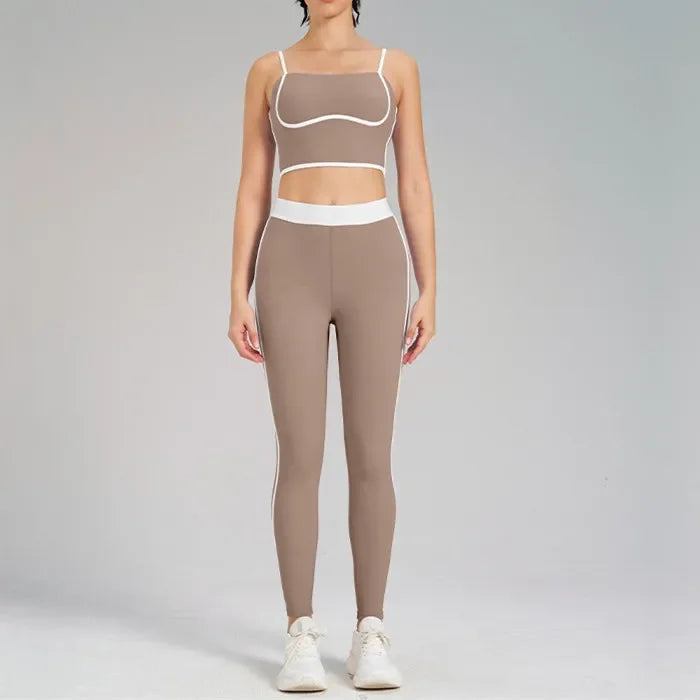1/2PCS Women Tracksuit Yoga Set Gym