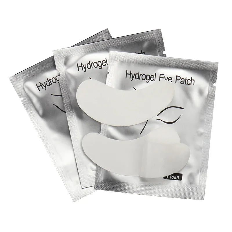 Eyelash extension gel eye pads hydrogel under eye patches for lash protection and hydration