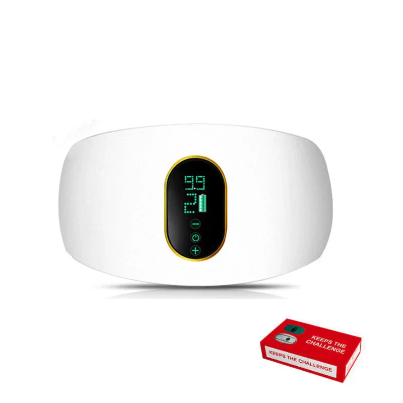 Rechargeable waist belt waist fitness massager with vibration and heating functions for slimming and body contouring