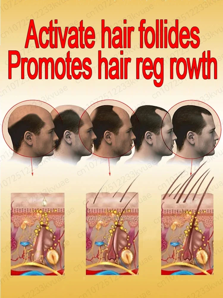 Blue Bottle Hair Growth serum promotes hair regrowth and activates hair follicles to reduce baldness and thinning.