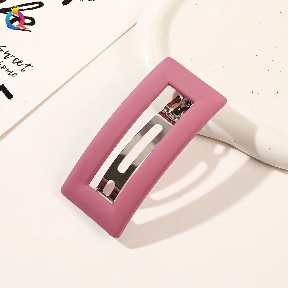 Korean Matte Spring Hair Clip Claw